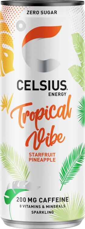 CELSIUS 355 ml Tropical Vibe Starfruit-Pineapple