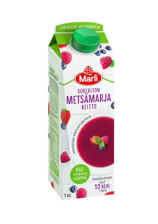 Marli Sokeriton Metsämarjakeitto + D&C-vitamiinit, sinkki 1kg