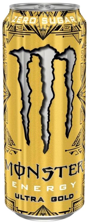 Monster Energy Ultra Gold energiajuoma tölkki 0,5 L