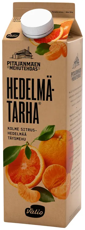 Valio Hedelmätarha® kolme sitrushedelmää täysmehu 1 l