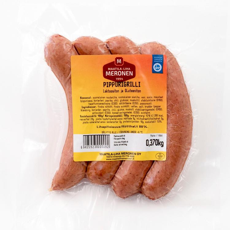Meronen 370g Pippurigrilli makkara