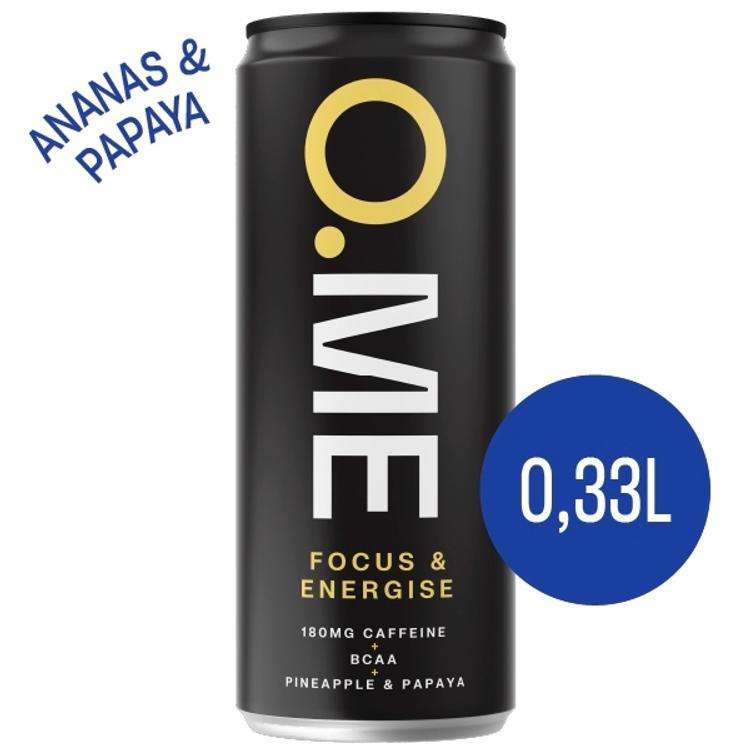O.ME Focus & Energise Pineapple & Papaya 0,33l