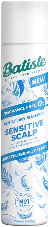 Batiste Sensitive kuivashampoo herkälle hiuspohjalle 200ml