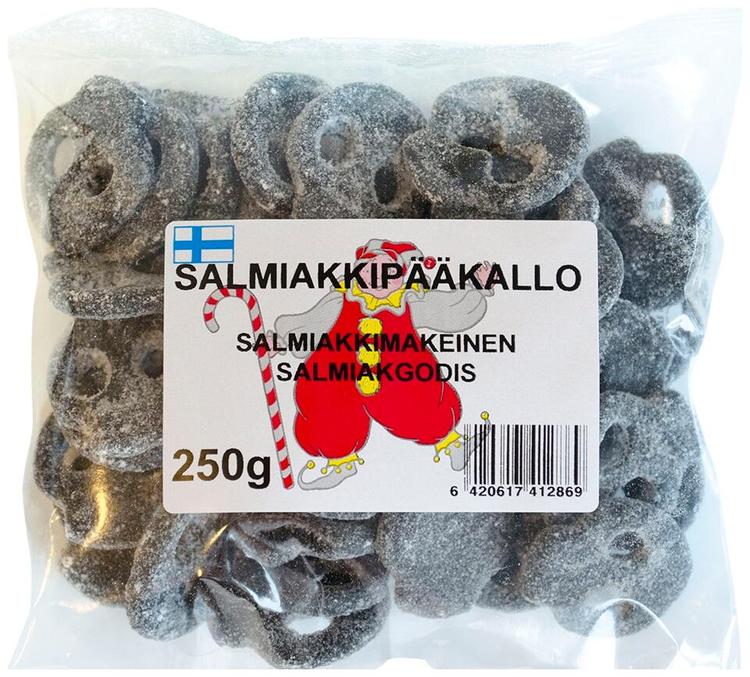 Tivoli Salmiakkipääkallo 250g