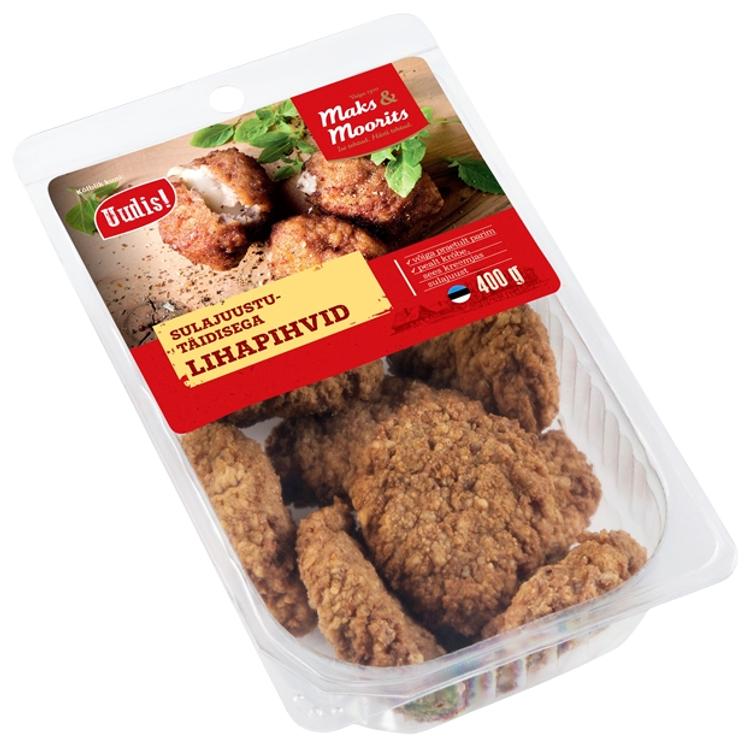 Lihapihvid, sulajuustutäidisega 400 g