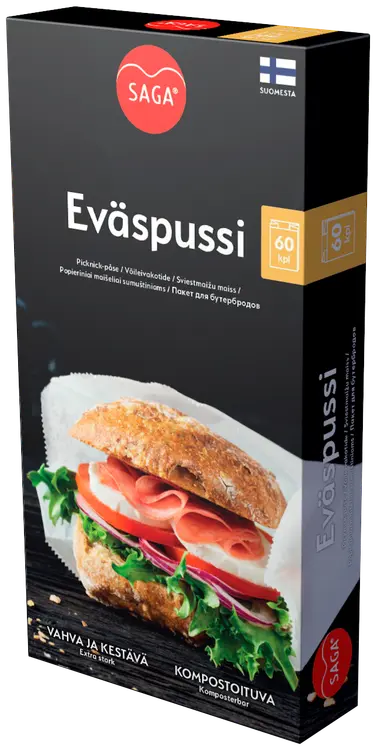 SAGA Eväspussi 60 kpl