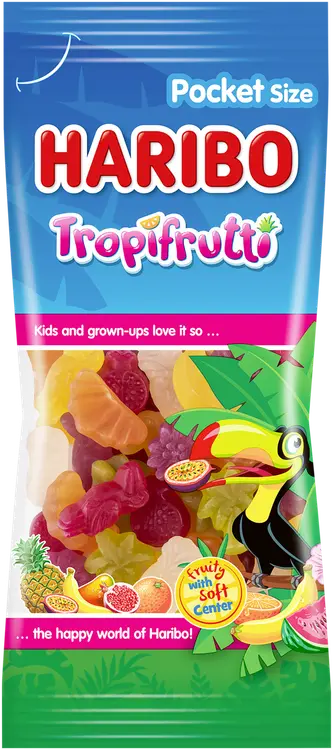 HARIBO Tropi Frutti 75g Hedelmäkarkkipussi