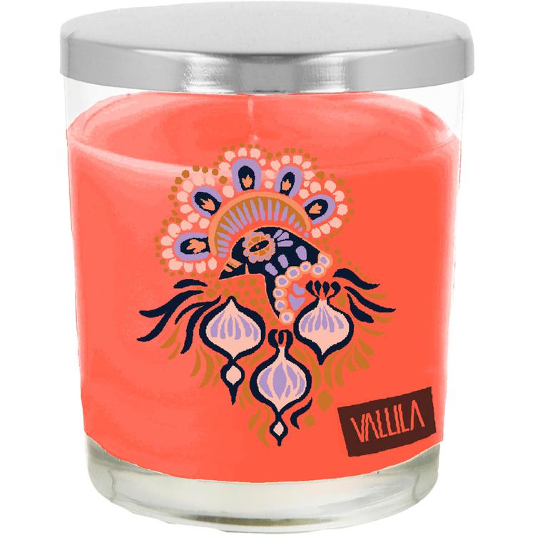Duni Vallila 30h Saturnalia Passion Fruit&Melon tuoksulasikynttilä