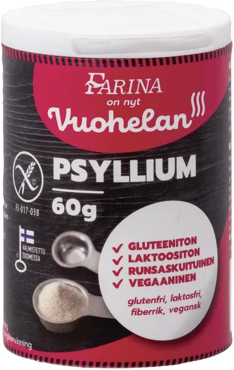 Vuohelan Psyllium 60g