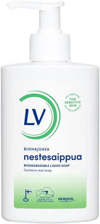LV 300ml biohajoava Nestesaippua