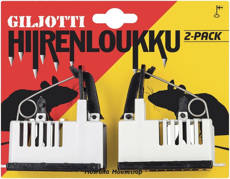 Giljotti 2kpl Hiirenloukku