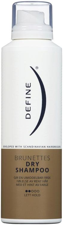 Define Brunettes Dry Shampoo kuivashampoo keskivaaleille ja tummille hiuksille 200ml