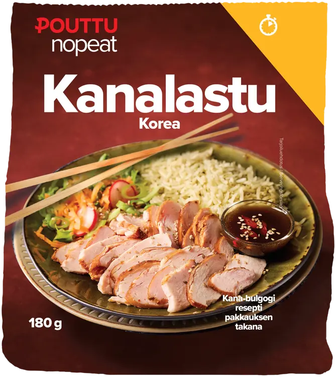 Pouttu Nopeat Kanalastu 180g Korea