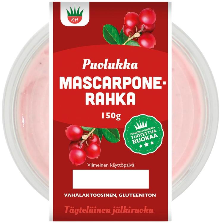 Kasvishovi Puolukka-mascarponerahka 150 g