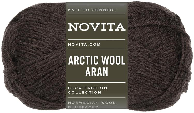 Novita lanka Arctic Wool Aran 100 g metso 687