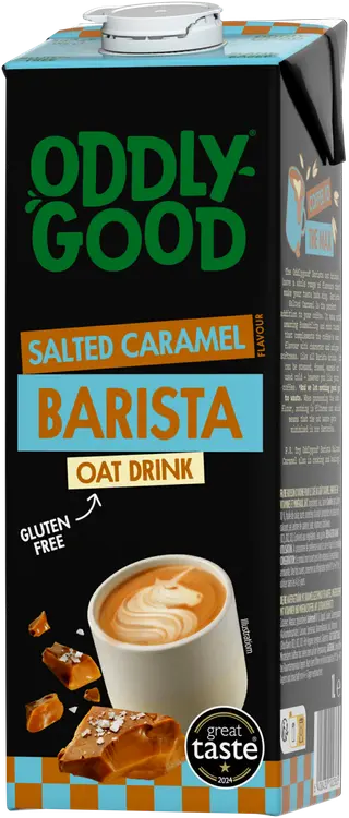 Oddlygood® Barista kaurajuoma 1 l caramel UHT gluteeniton