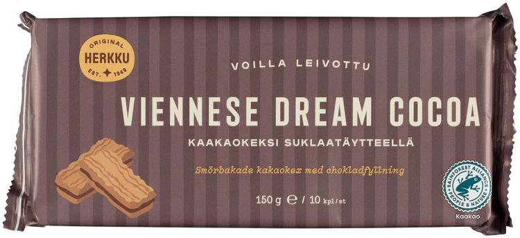 Herkku Viennese dream cocoa keksi 150 g