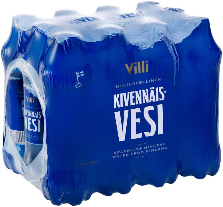12 x Villi Kivennäisvesi 0,33 l