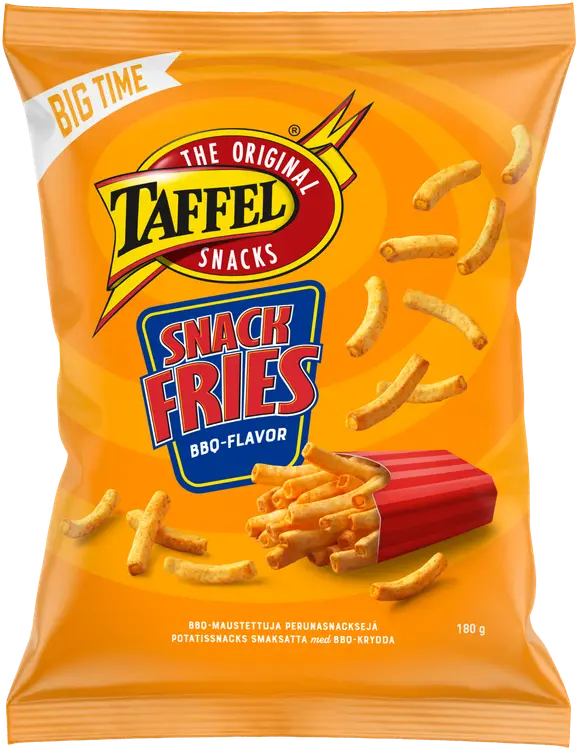 Taffel Snack Fries bbq maustettu sipsi 180g