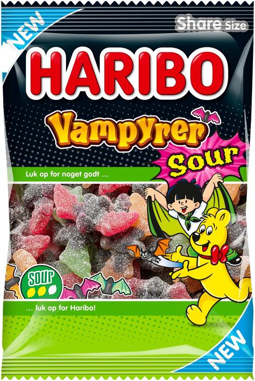 HARIBO Vampyrer Sour 375g karkkipussi