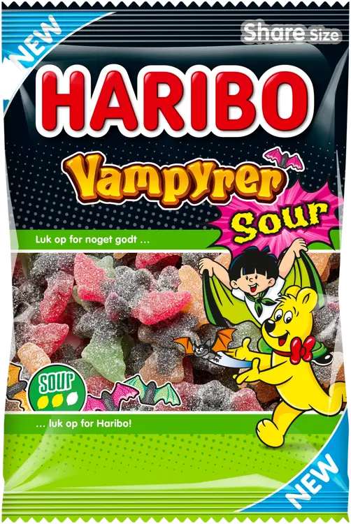 HARIBO Vampyrer Sour 375g karkkipussi