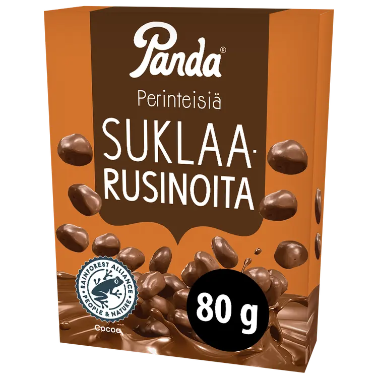 Panda suklaarusinoita 80g