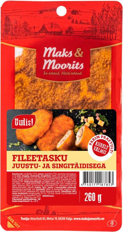 Fileešnitsel juustu- ja singitäidisega 260 g