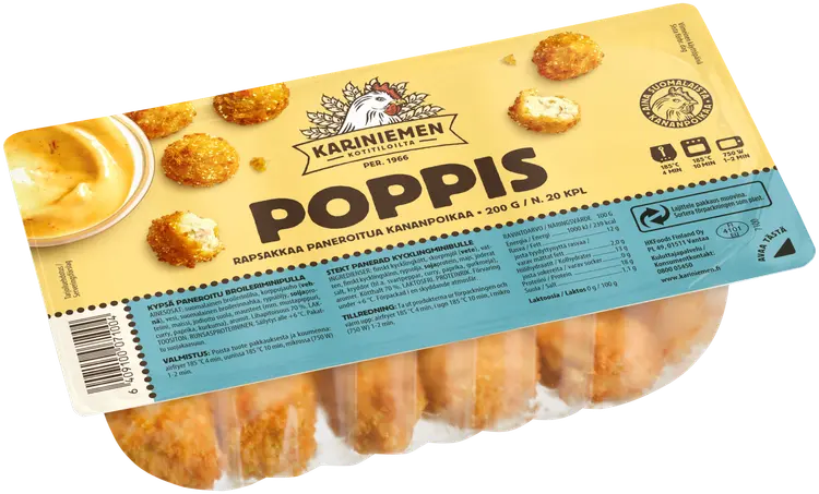 Kariniemen paneroitu poppis 200g