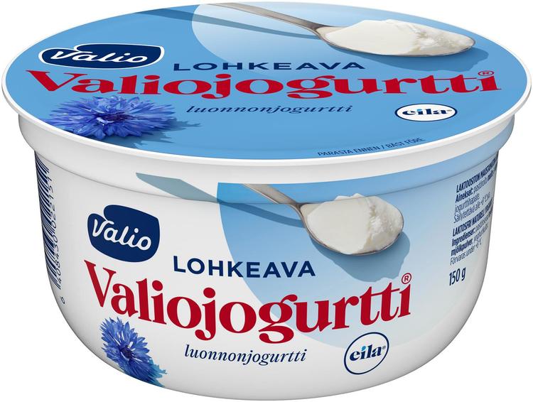 Valiojogurtti® lohkeava luonnonjogurtti 150 g laktoositon