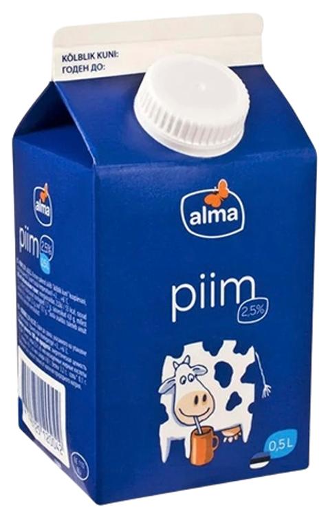 Piim 2,5%, 0,5 l