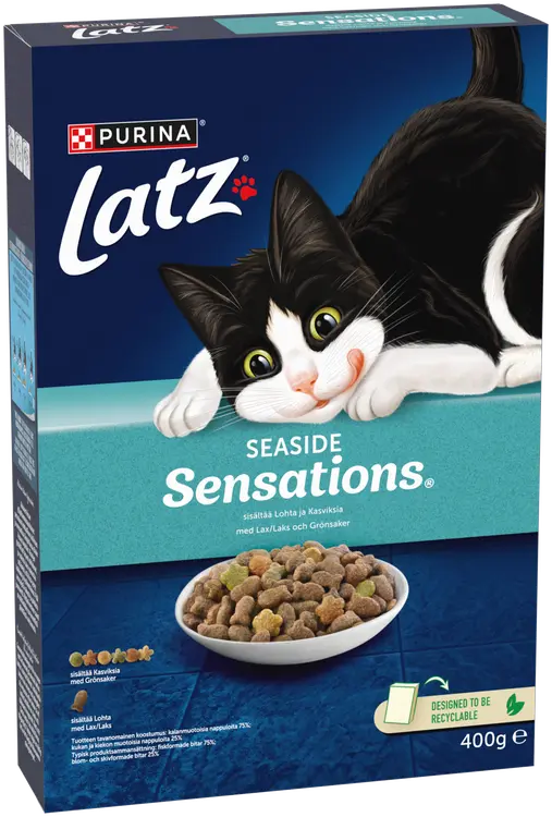 Latz 400g Seaside Sensations Lohta ja makuna Kasviksia kissanruoka