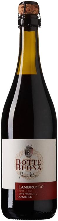 Botte Buona Lambrusco Amabile Pirskahteleva Punaviini 8,0 til-% 75cl plo