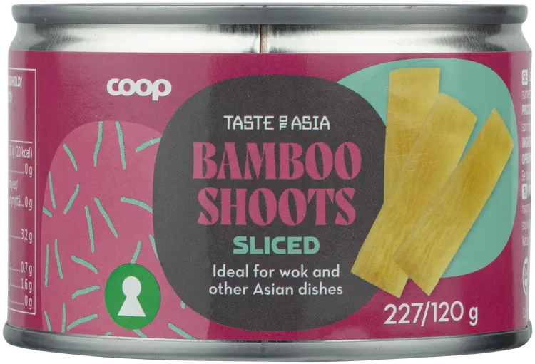 Coop Taste of Asia bambunversot viipaleina 227/120 g