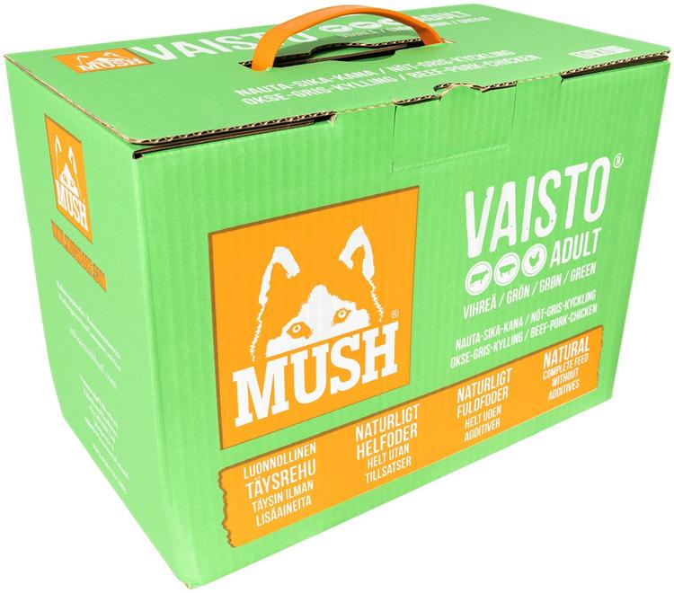 MUSH Vaisto adult vihreä 10kg