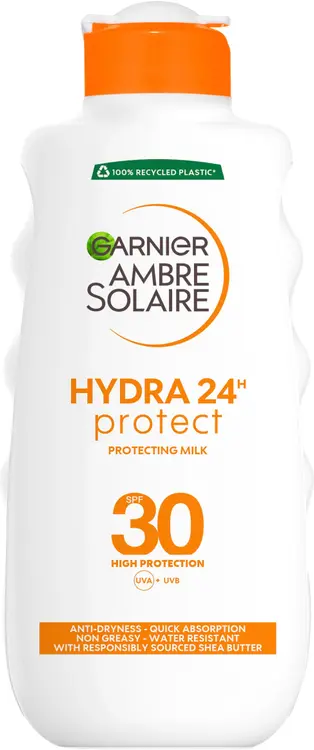 Garnier Ambre Solaire Hydra 24H Protect aurinkosuoja SPF30 normaalille iholle 200 ml