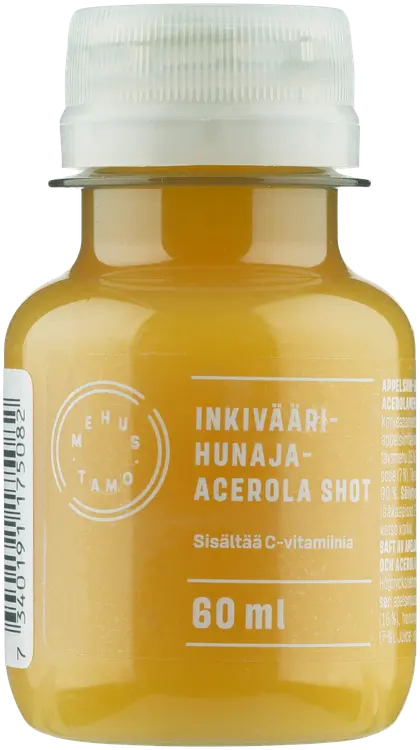 Mehustamo Inkivääri-hunaja-acerola shot 60 ml