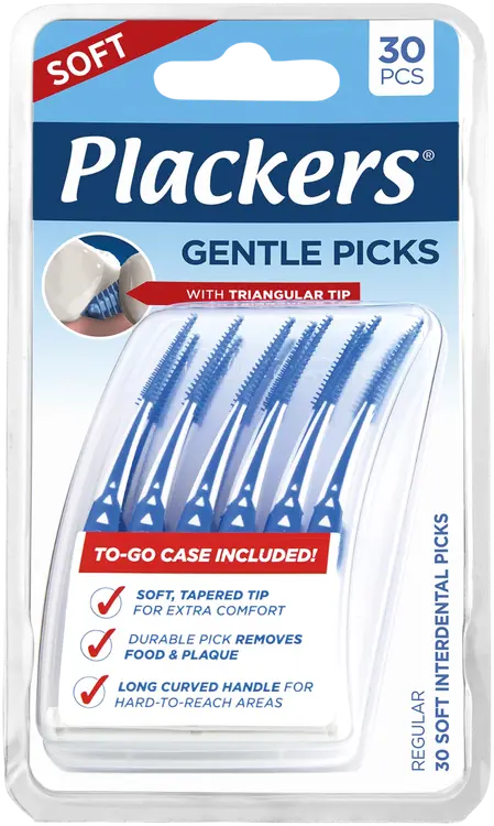 Plackers Gentle Picks Hammastikut 30 kpl