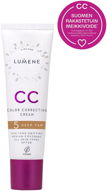 Lumene CC Color Correcting Meikkivoide SK20 5 Deep Tan 30 ml