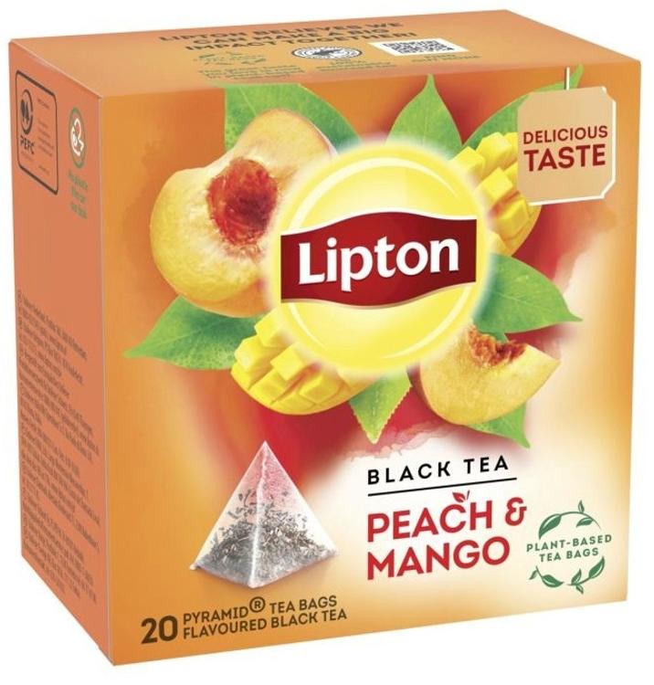 LIPTON virsiku-mango tee püramiid 20pk