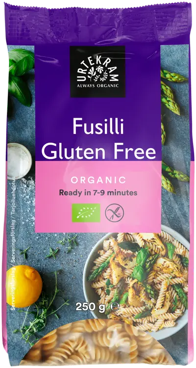URTEKRAM Luomu Gluteeniton Fusilli 250g