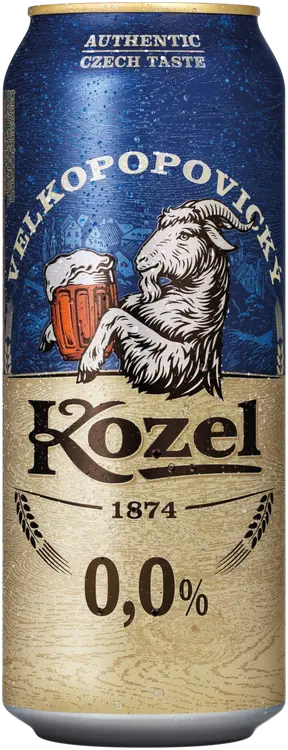 Velkopopovický Kozel non-alcoholic 0,0% 50cl tlk