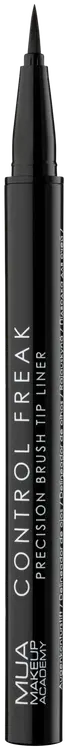 MUA Make Up Academy Control Freak Brush Tip Liquid Eyeliner Black 0,5 ml, Nestemäinen silmänrajaus