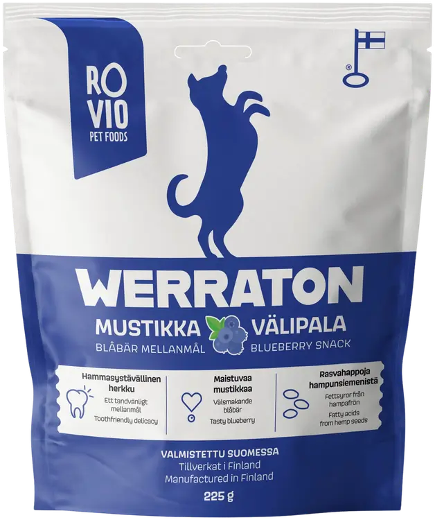 Werraton Mustikka Välipala koira 225g