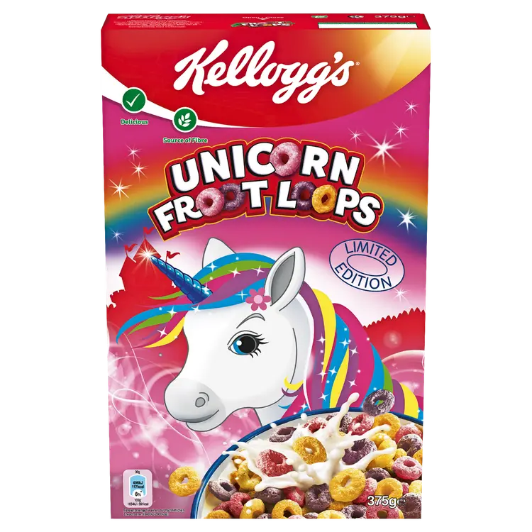 KELLOGG'S Unicorn Froot Loops 375g
