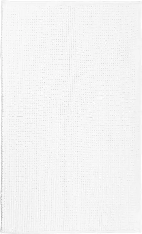 House kylpyhuoneen matto Chenille 50 x 80 cm valkoinen
