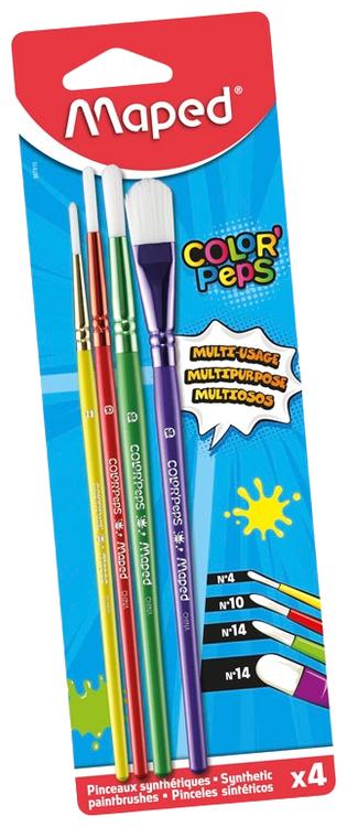 Pintslite komplekt sün colorpeps 4tk