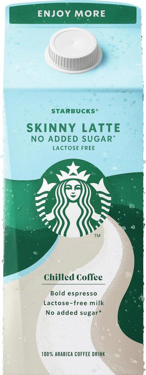 Starbucks Skinny Latte no added sugar maitokahvijuoma 750 ml laktoositon