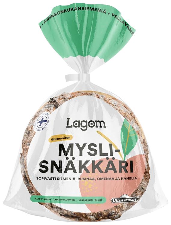 240g Lagom Snäkkäri Gluteeniton myslin makuinen siemennäkkileipä
