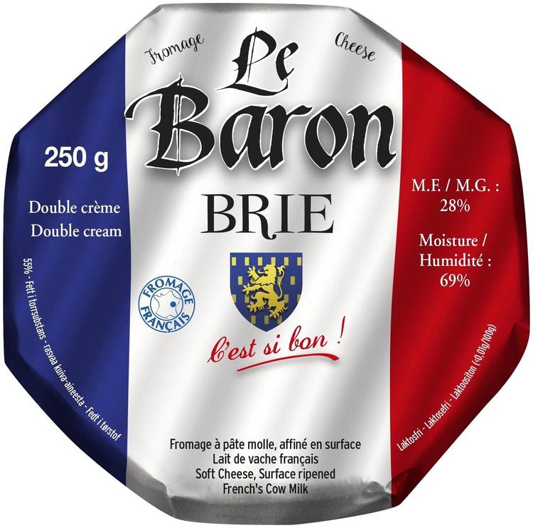 Le Baron Brie valkohomejuusto 250g