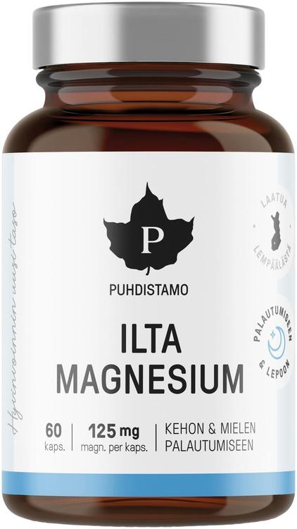 Puhdistamo Ilta Magnesium 60 kapselia